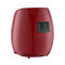 証明される過熱保護セリウムROHSとの自由で赤いデジタル空気フライ鍋1500w 4.6Lに油をさして下さい